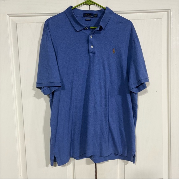 Ralph Lauren Men's Classic Fit Size XL Blue Polo Shirt - Picture 1 of 8